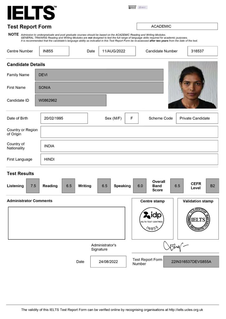 ielts exam